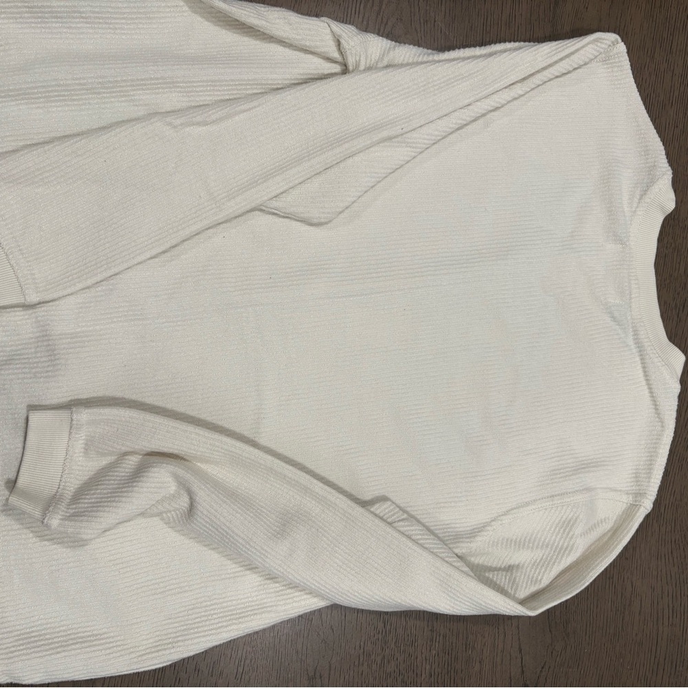 Boxercraft Cream Ribbed Sweatshirt - Picture 4 of 6